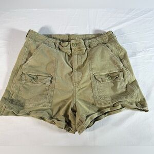 American Eagle Khaki Women's Stretch Cargo Shorts. Size 12